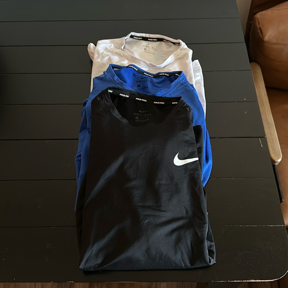Nike Pro Combat LS compression shirts
